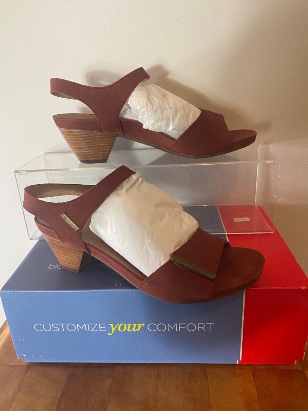Abeo Spice Ruby Sandals With B.I.O.System Built-In Orthotic Size 9